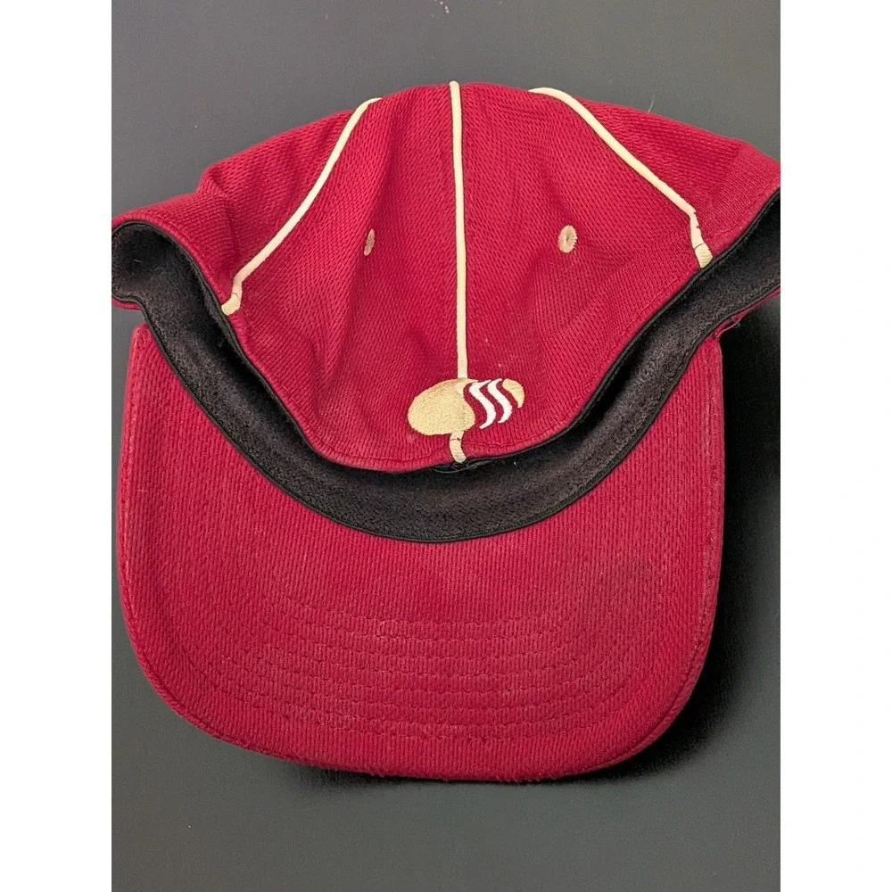 USSSA Iowa Baseball Hat Pukka Headwear Flex‎ Fit Small Medium Red